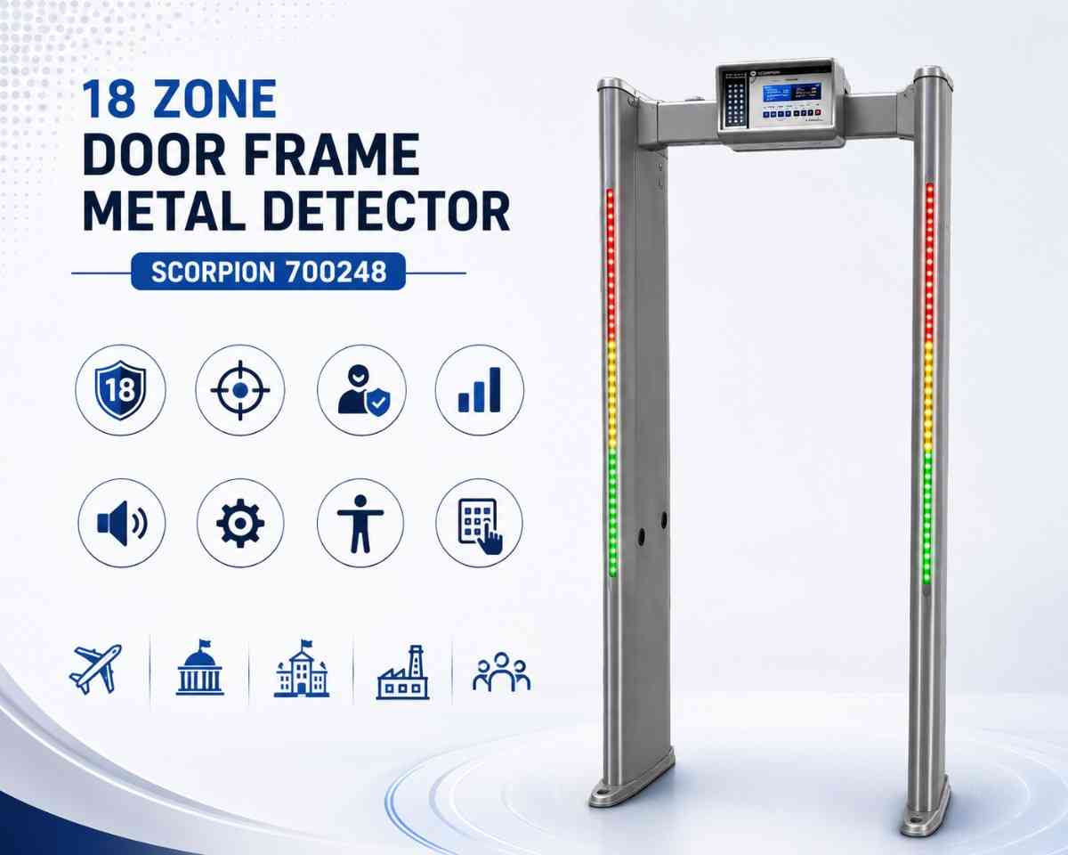 18 zone Scorpion 700248 door frame metal detector