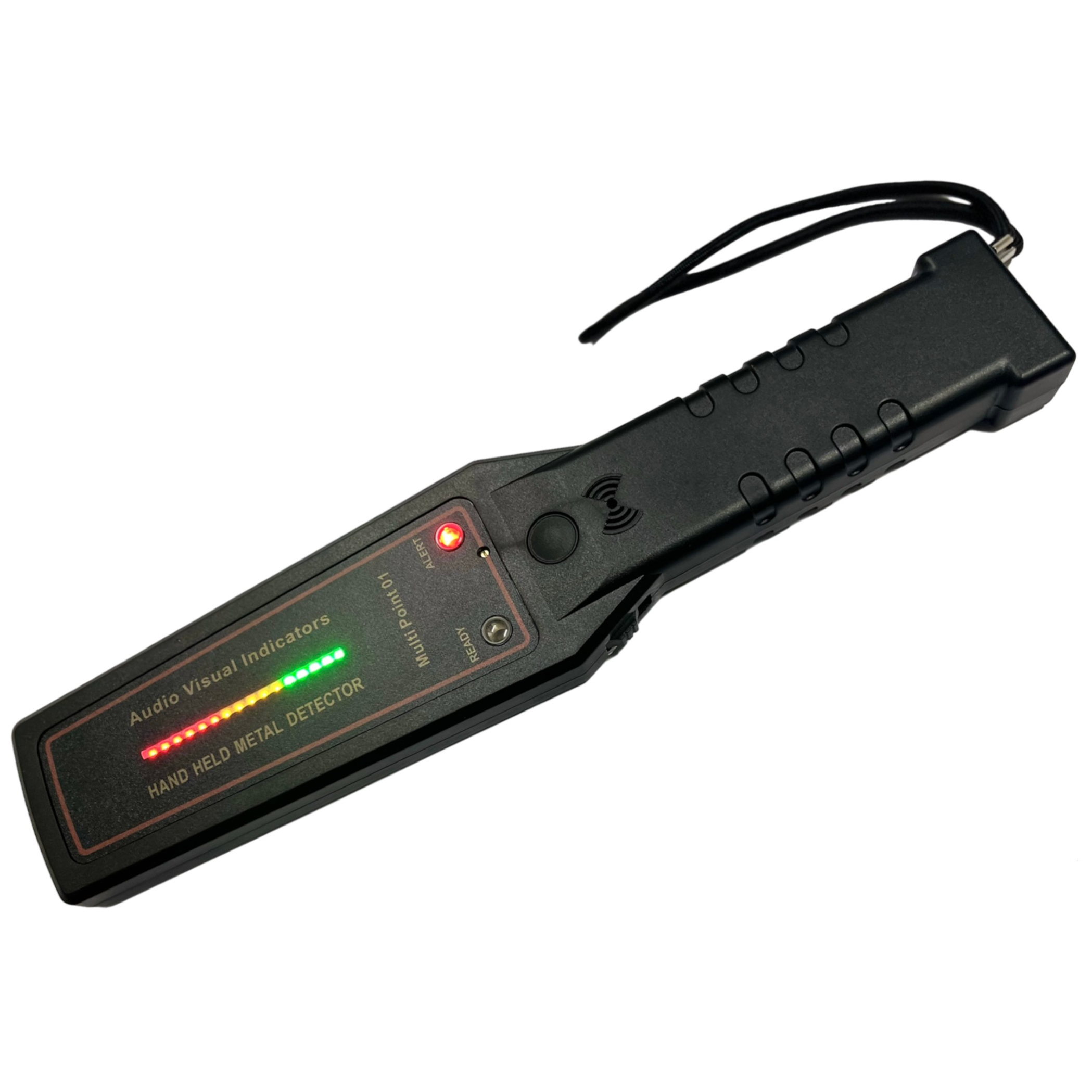 Hand held metal detector security screening